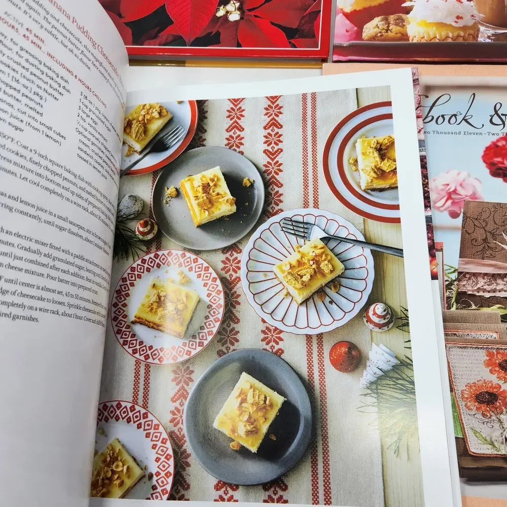 Lot Of 4 Holiday DIY Cookbooks Crafts & Home Decor Ideas Seasonal Bundle Books